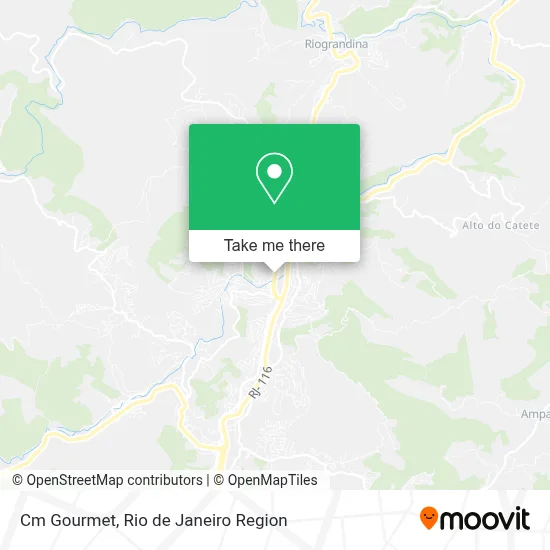 Cm Gourmet map