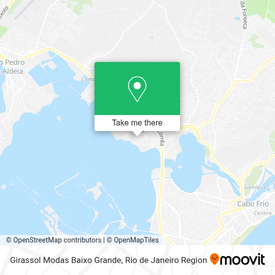 Girassol Modas Baixo Grande map
