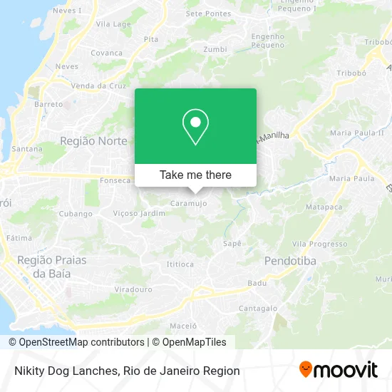 Nikity Dog Lanches map