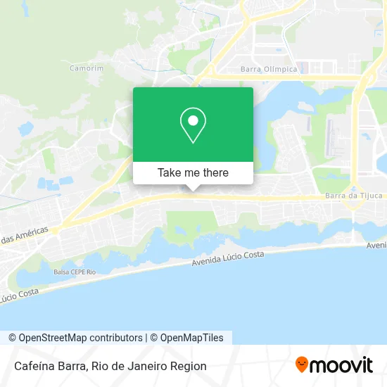 Cafeína Barra map