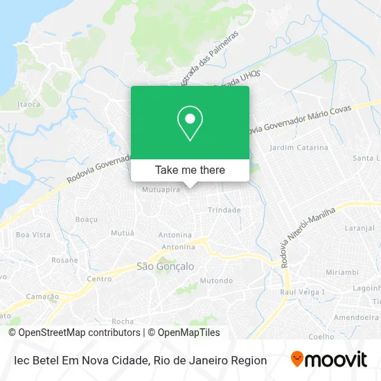 Iec Betel Em Nova Cidade map