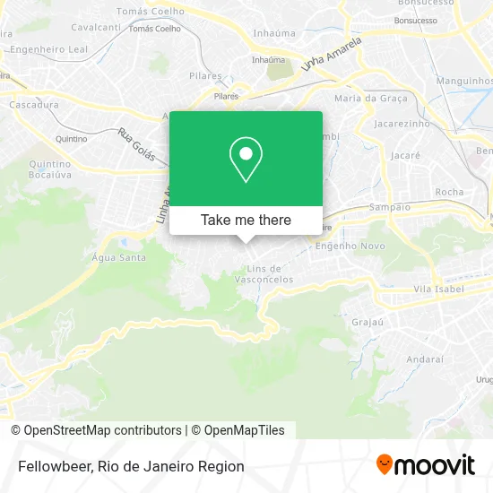 Fellowbeer map