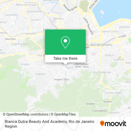 Bianca Dutra Beauty And Academy map