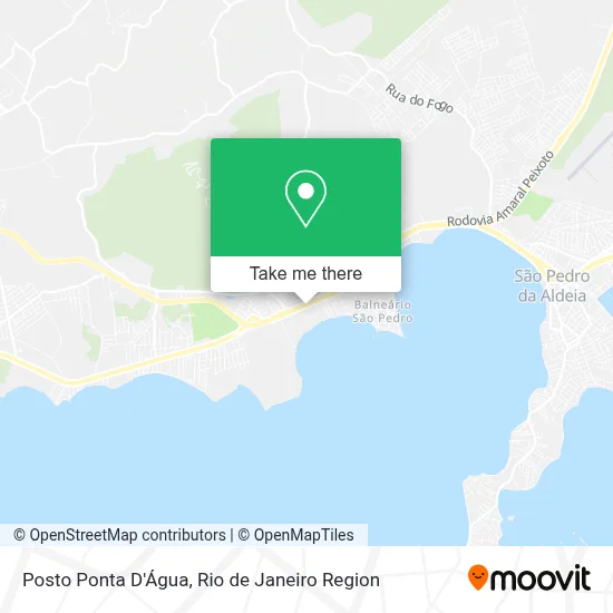 Posto Ponta D'Água map