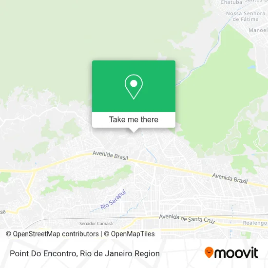 Point Do Encontro map