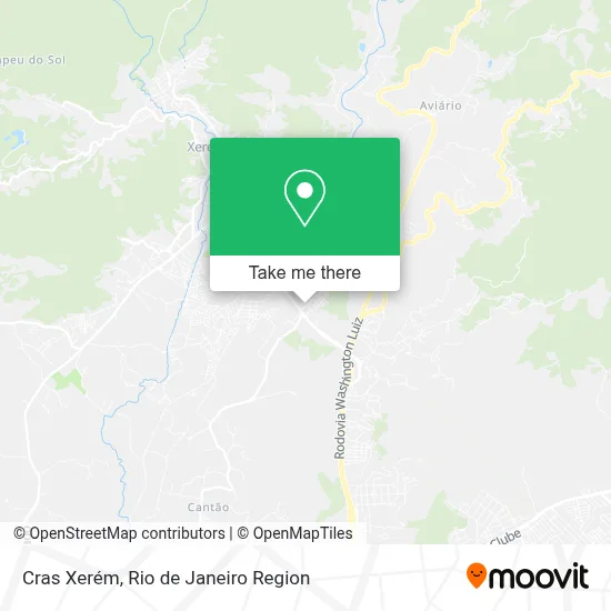Cras Xerém map