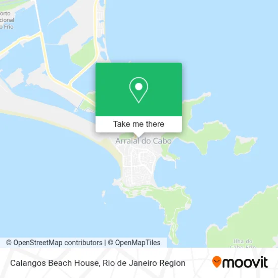 Calangos Beach House map
