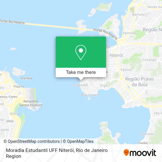 Moradia Estudantil UFF Niterói map