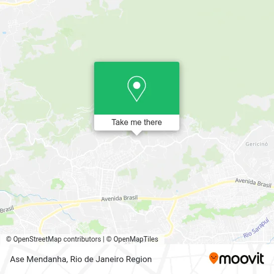 Ase Mendanha map