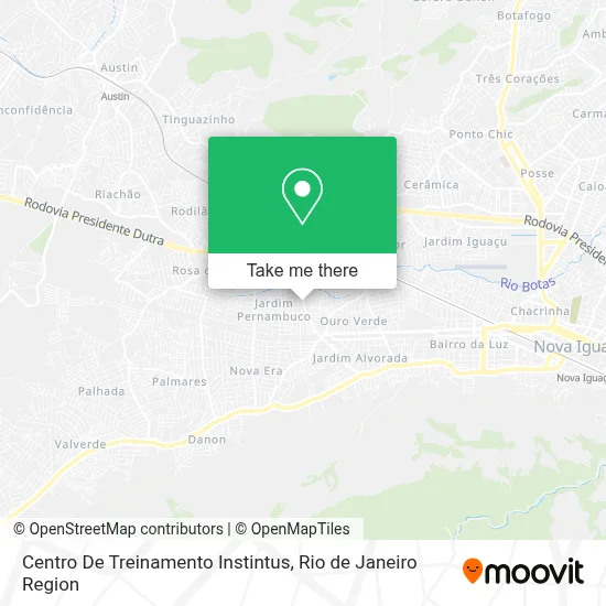 Centro De Treinamento Instintus map