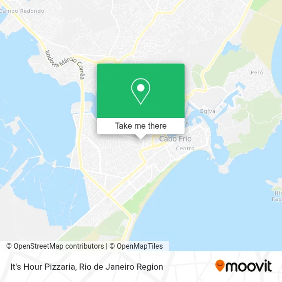 It's Hour Pizzaria map