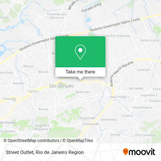 Street Outlet map