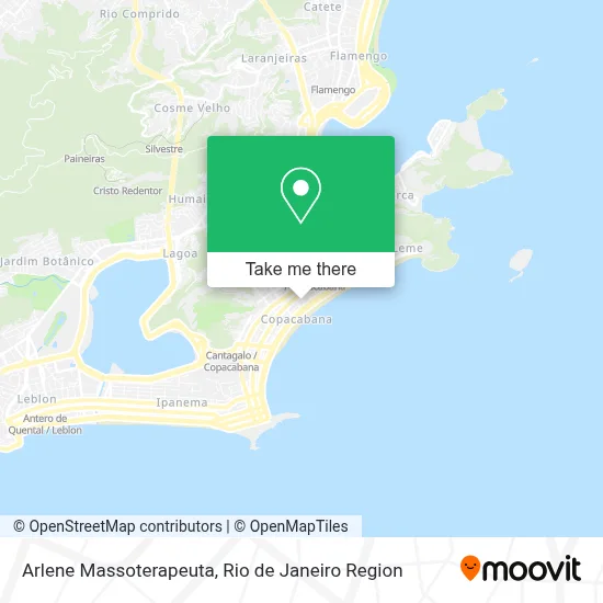 Arlene Massoterapeuta map