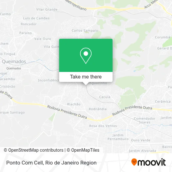 Ponto Com Cell map