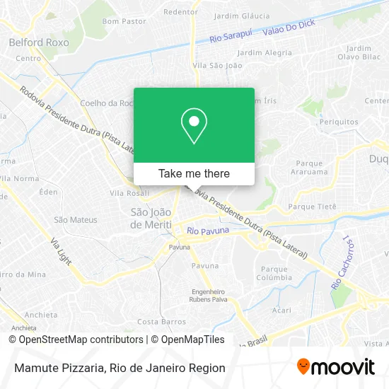 Mamute Pizzaria map