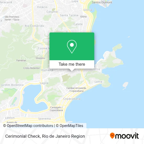 Cerimonial Check map