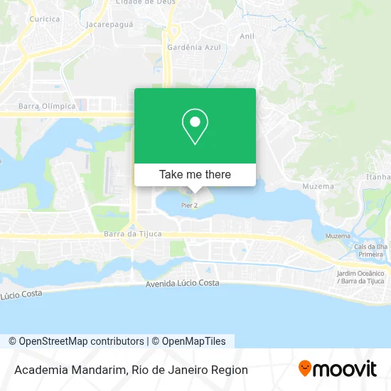 Academia Mandarim map