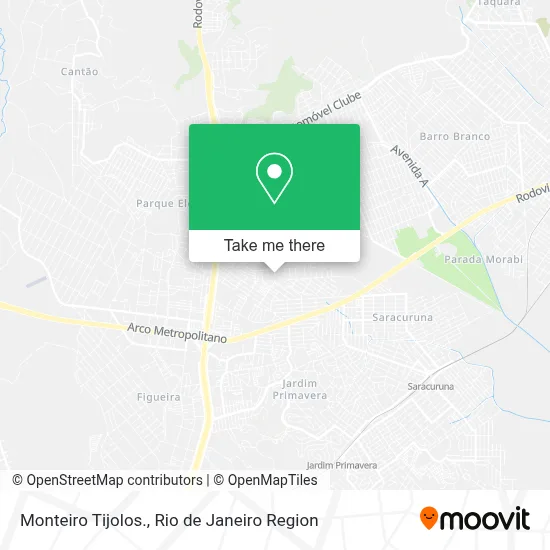 Monteiro Tijolos. map