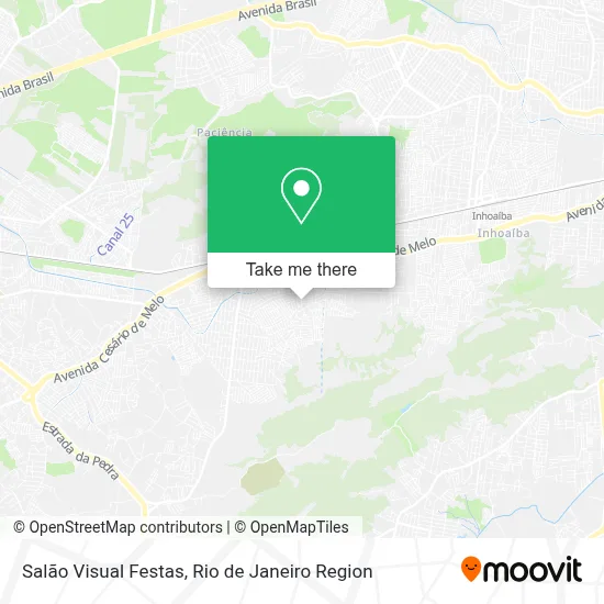 Salão Visual Festas map