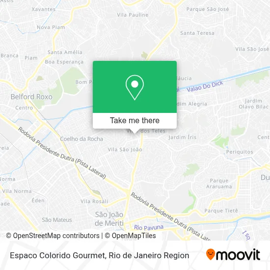 Espaco Colorido Gourmet map