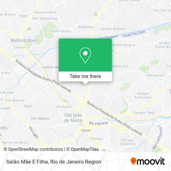 Salão Mãe E Filha map