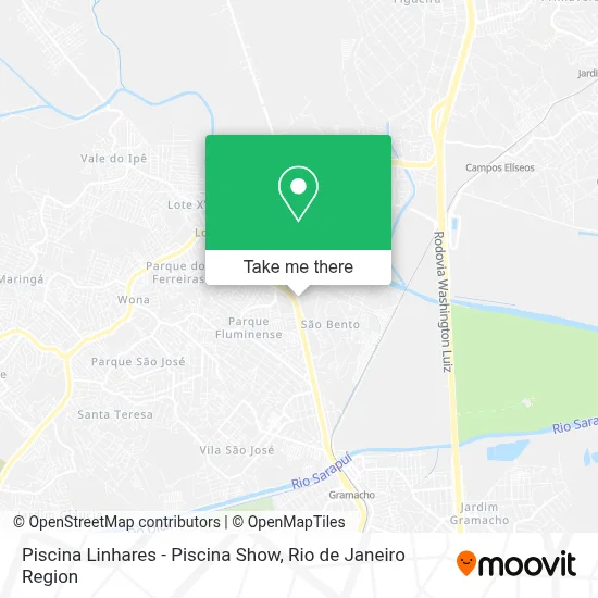 Piscina Linhares - Piscina Show map