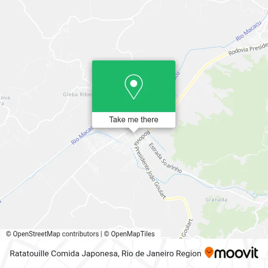 Ratatouille Comida Japonesa map