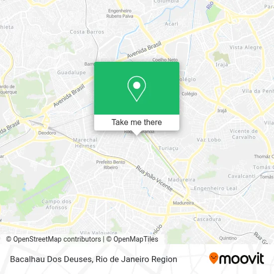 Bacalhau Dos Deuses map