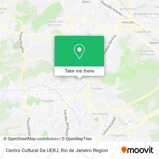 Centro Cultural Da UERJ map