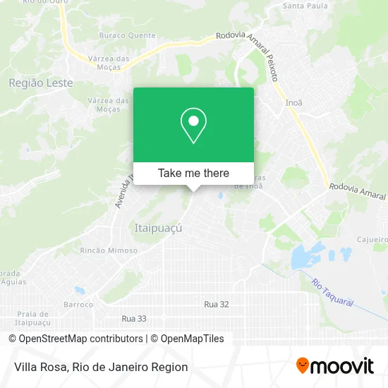 Villa Rosa map