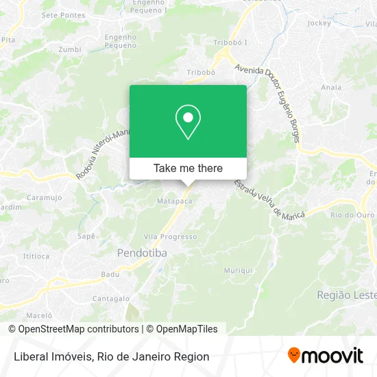Liberal Imóveis map