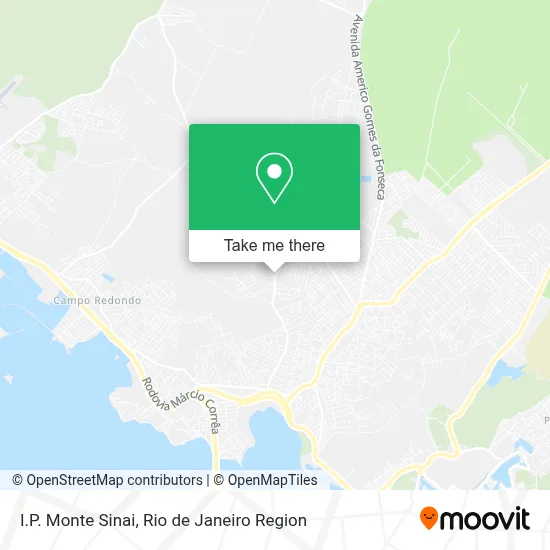 I.P. Monte Sinai map