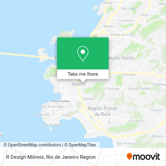 R Design Móveis map