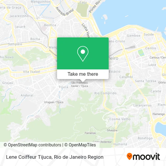 Lene Coiffeur Tijuca map