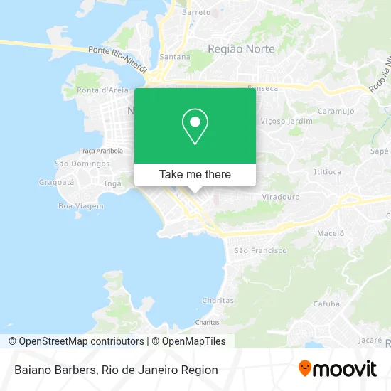Baiano Barbers map