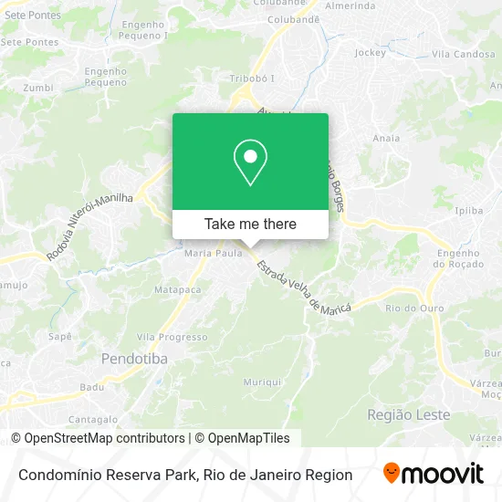 Condomínio Reserva Park map