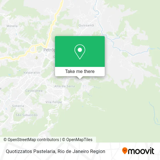 Quotizzatos Pastelaria map