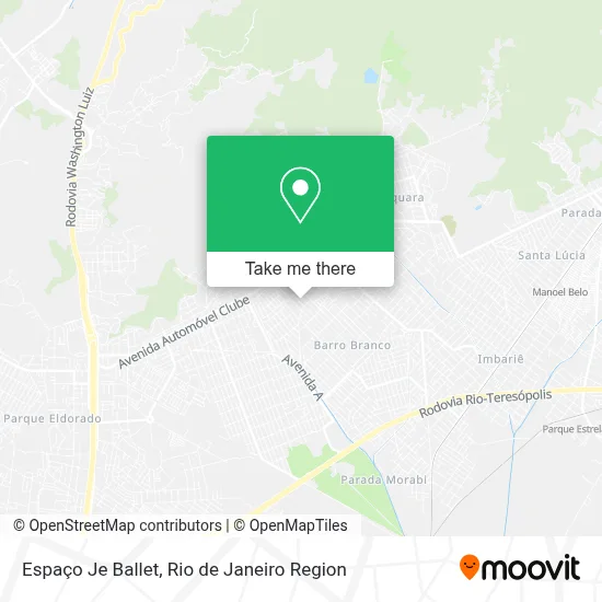 Espaço Je Ballet map