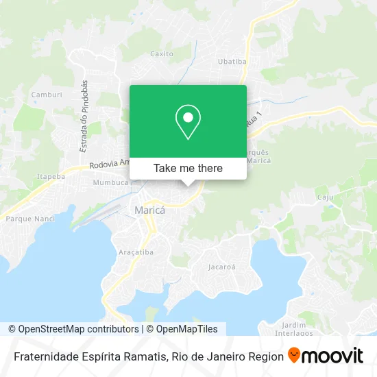 Fraternidade Espírita Ramatis map