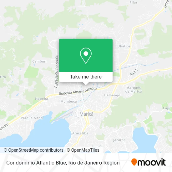 Condominio Atlantic Blue map