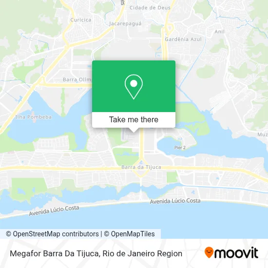 Megafor Barra Da Tijuca map