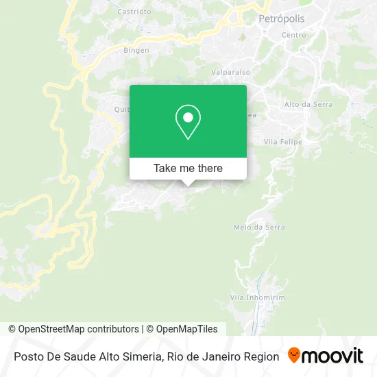 Posto De Saude Alto Simeria map