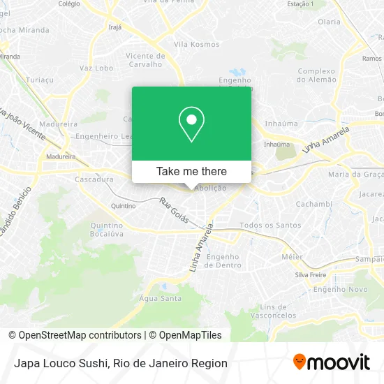 Japa Louco Sushi map