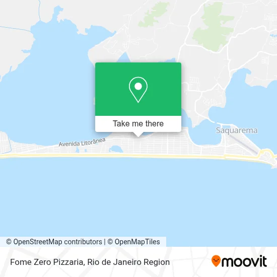 Fome Zero Pizzaria map