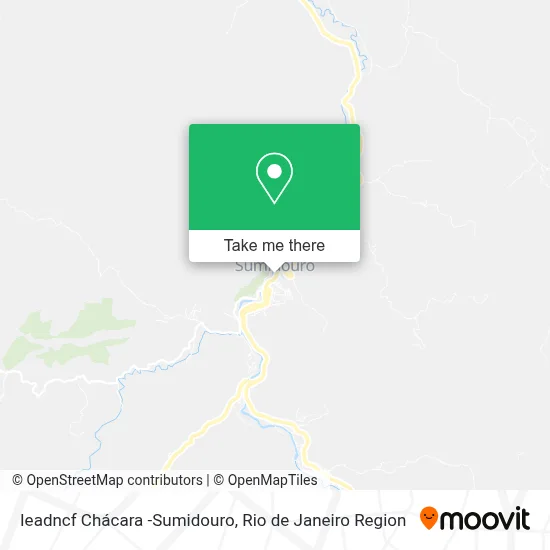 Ieadncf Chácara -Sumidouro map