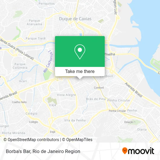Borba's Bar map