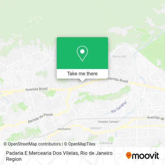 Padaria E Mercearia Dos Vilelas map