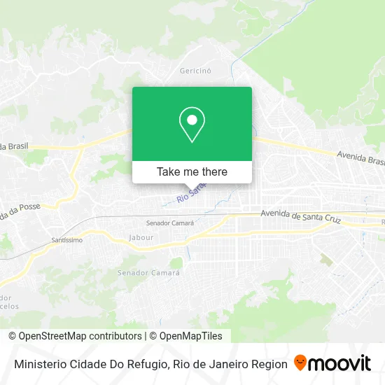 Ministerio Cidade Do Refugio map