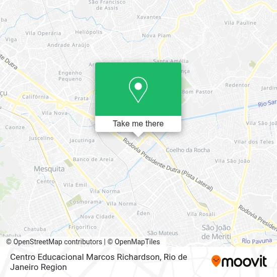 Centro Educacional Marcos Richardson map