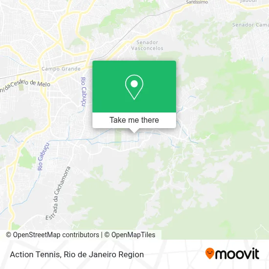 Action Tennis map